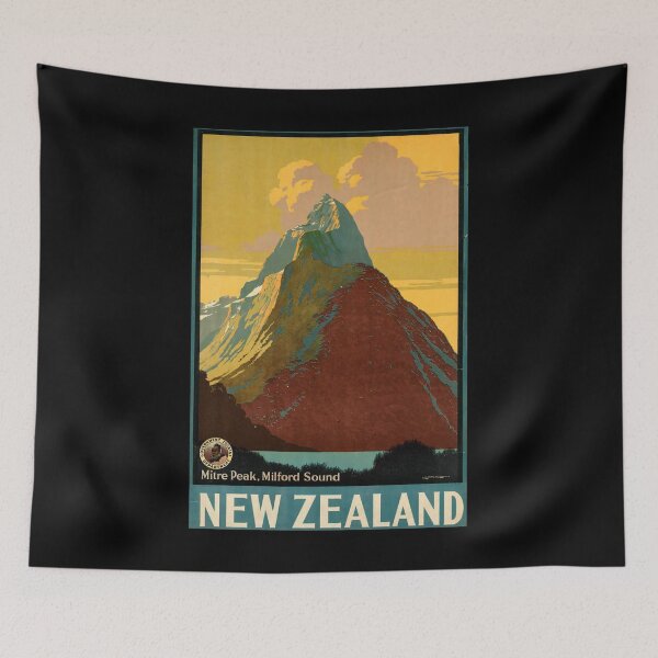 Item preview, retro classic New Zealand poster designed and sold by CorasPosters.