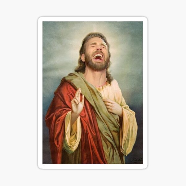 chris-evans-prayer-candle-sticker-sticker-for-sale-by-rileyjansma-redbubble