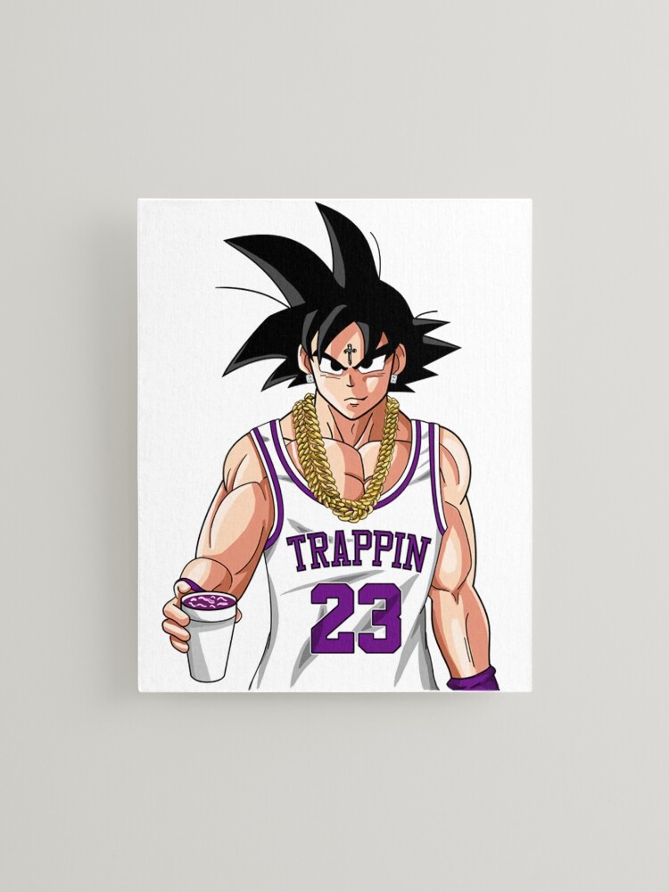 shittily drawn drip goku Art Board Print for Sale by ChotickZ