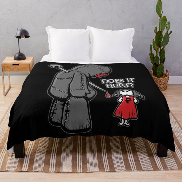 Item preview, Cute Creepy Sad Does It Hurt Voodoo Doll Goth Girl Humor designed and sold by GrandeDuc.