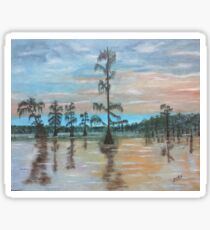 Sunset on Henderson Swamp Sticker