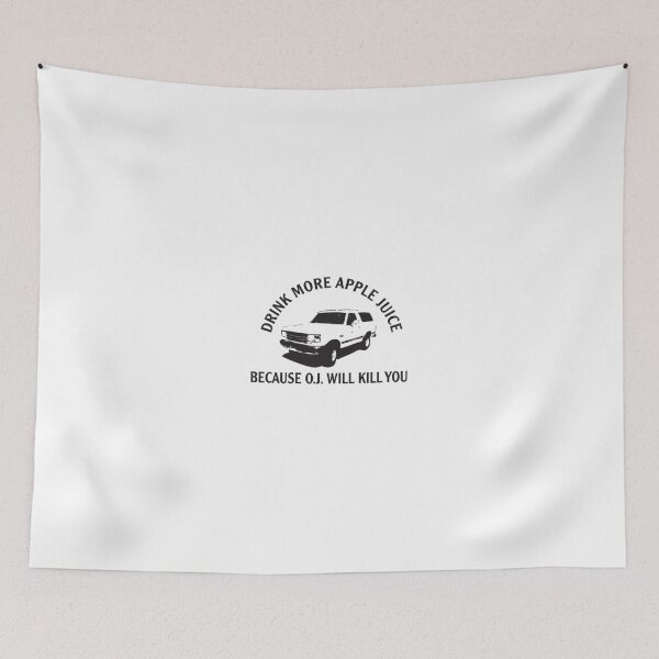 Item preview, drink apple juice because oj will kill you designed and sold by teeesforme.