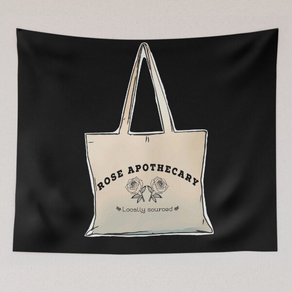Item preview, Rose apothecary shopping bag designed and sold by Prita-D.