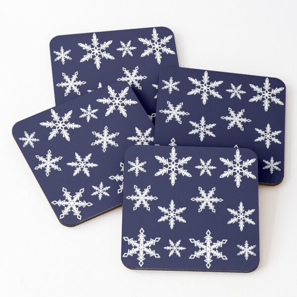 Item preview, Snowflakes on Navy Blue designed and sold by Sheila Pressley.