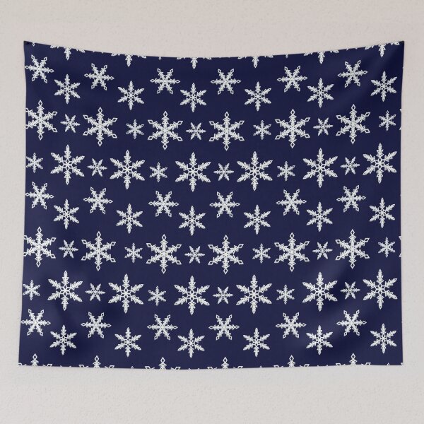 Item preview, Snowflakes on Navy Blue designed and sold by Sheila Pressley.