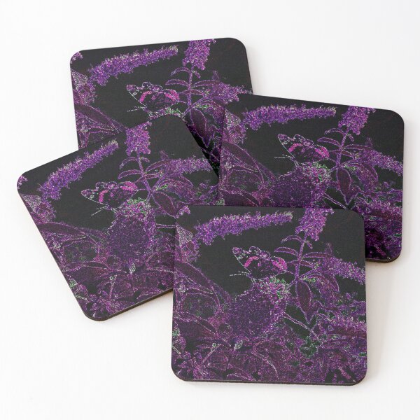 Item preview, Butterfly on Flower Purple Crystal designed and sold by Moonyflower.