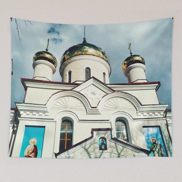 Item preview, Orthodox church with shining domes  designed and sold by helenkaiy.