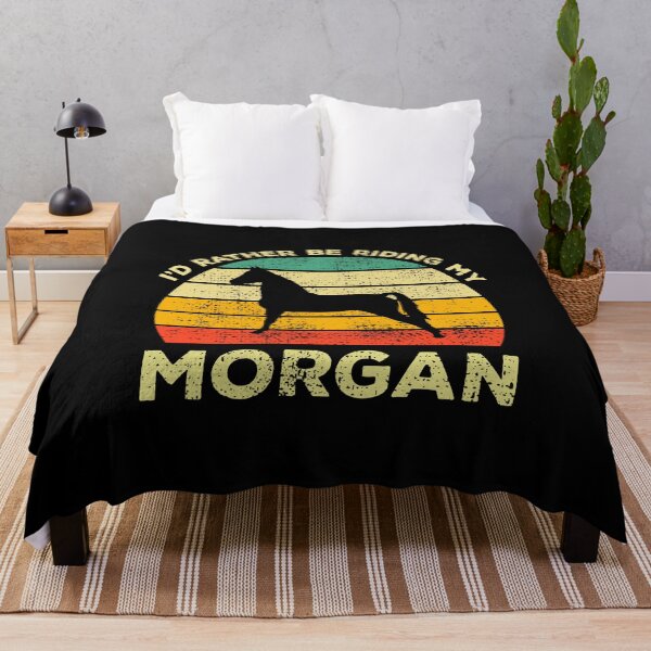 Item preview, I’d Rather Be Riding My Morgan Vintage Gift For Morgan Horse Owners designed and sold by JokeGysen.