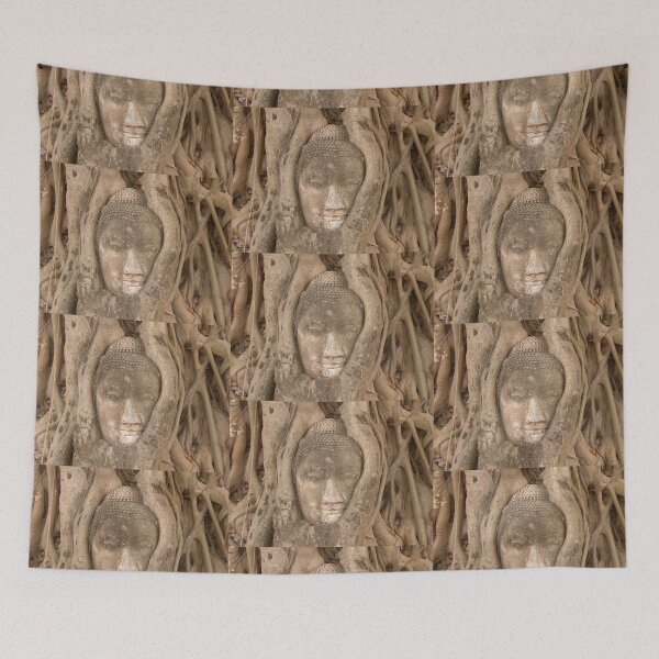 Item preview, Buddha's Face in a Tree designed and sold by Mike Ashley.