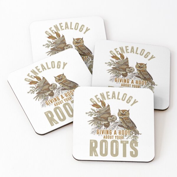 Item preview, Family Genealogy Owl Roots Genealogist Family Gift  designed and sold by GetasJodans.