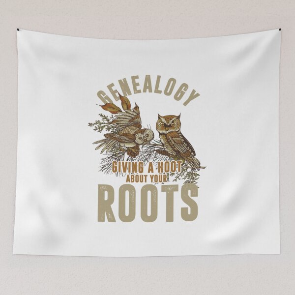 Item preview, Family Genealogy Owl Roots Genealogist Family Gift  designed and sold by GetasJodans.