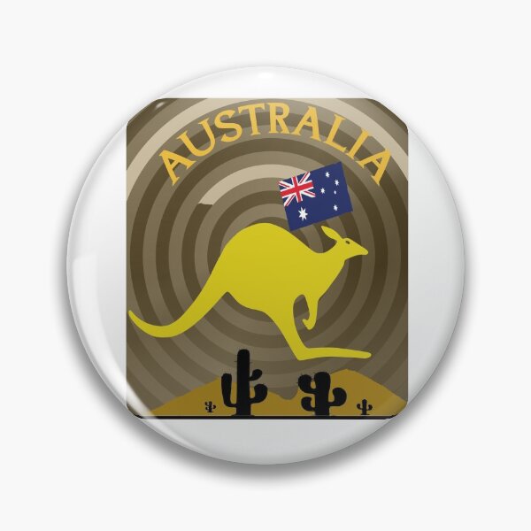 Item preview, Australia Kangaroo designed and sold by FunnyOfferings.