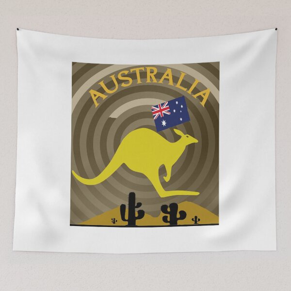 Item preview, Australia Kangaroo designed and sold by FunnyOfferings.