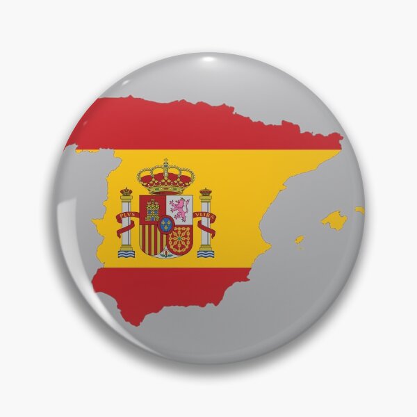 Item preview, Flag Map of Spain, Spanish Country Map Outline with National Flag Inside designed and sold by mashmosh.