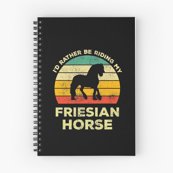 Item preview, I’d Rather Be Riding My Friesian Horse Vintage Gift For Friesian Horse Owners designed and sold by JokeGysen.