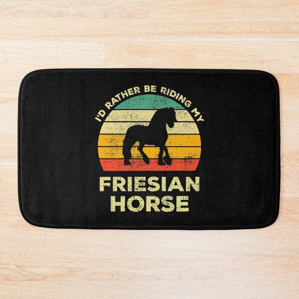 Item preview, I’d Rather Be Riding My Friesian Horse Vintage Gift For Friesian Horse Owners designed and sold by JokeGysen.