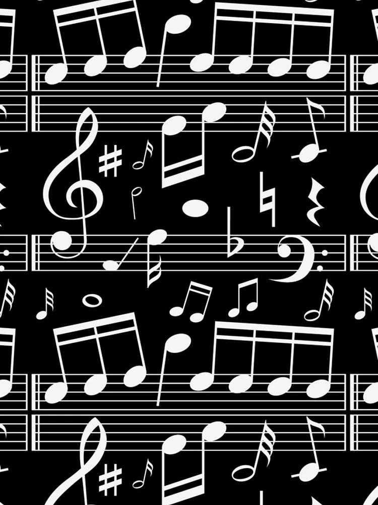 Thumbnail 5 of 5, iPhone Case, Musical Notes Pattern designed and sold by cursotti.