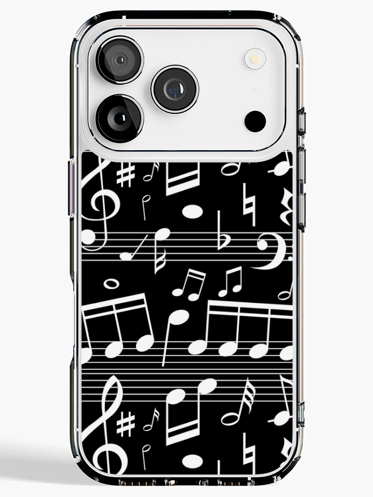 Thumbnail 1 of 5, iPhone Case, Musical Notes Pattern designed and sold by cursotti.