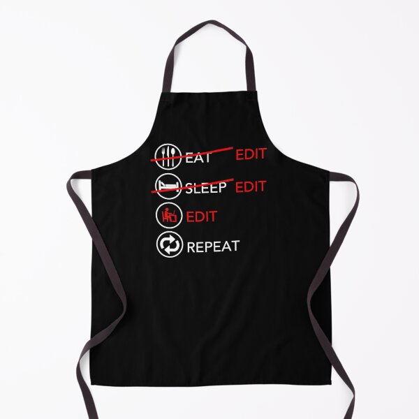 Item preview, Eat Sleep Edit Repeat - for Editor TV Film Crew designed and sold by JukeLox.