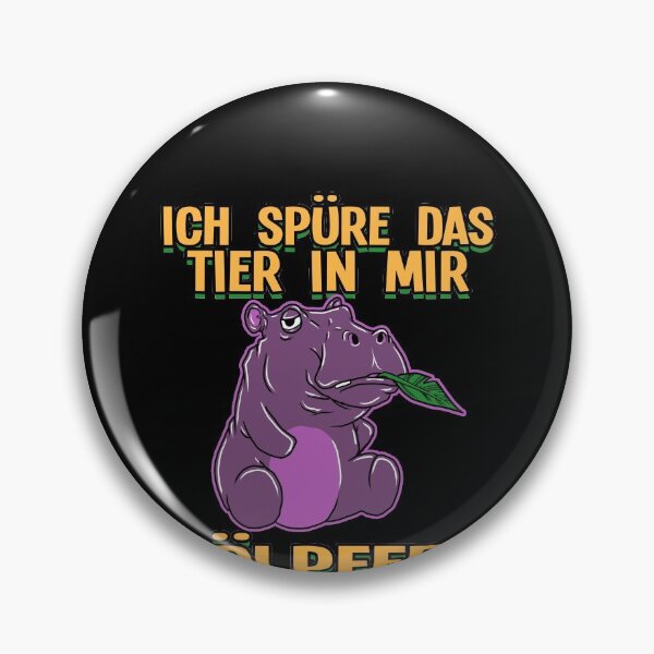 Item preview, I feel the animal in me hippo gift motive designed and sold by redshirtz.
