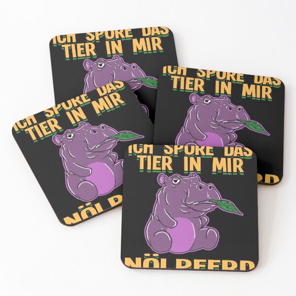 Item preview, I feel the animal in me hippo gift motive designed and sold by redshirtz.