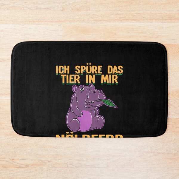 Item preview, I feel the animal in me hippo gift motive designed and sold by redshirtz.