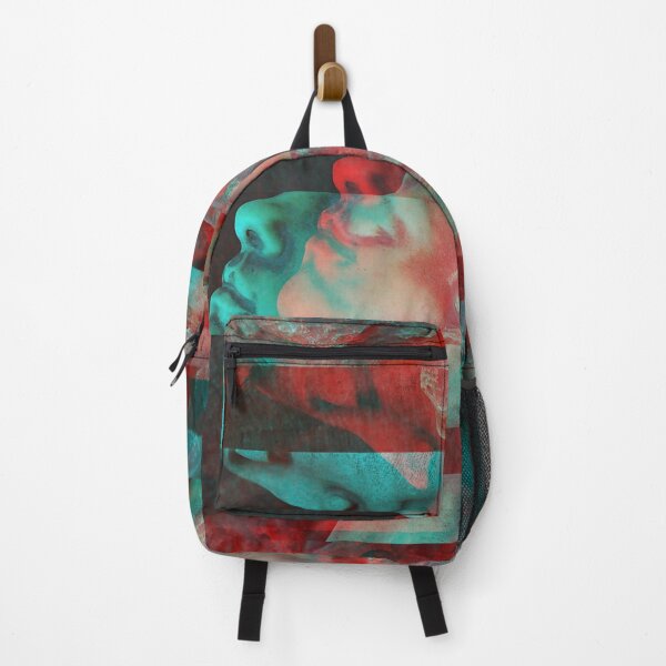 Item preview, Statue Kissing Forehead | Glitch Red & Blue designed and sold by ukoko.