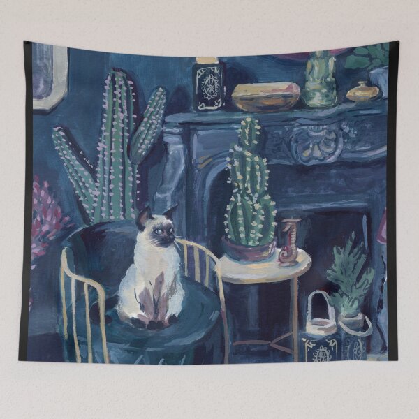 Item preview, Judgy Cat in Gouache designed and sold by ShaMiLaB.