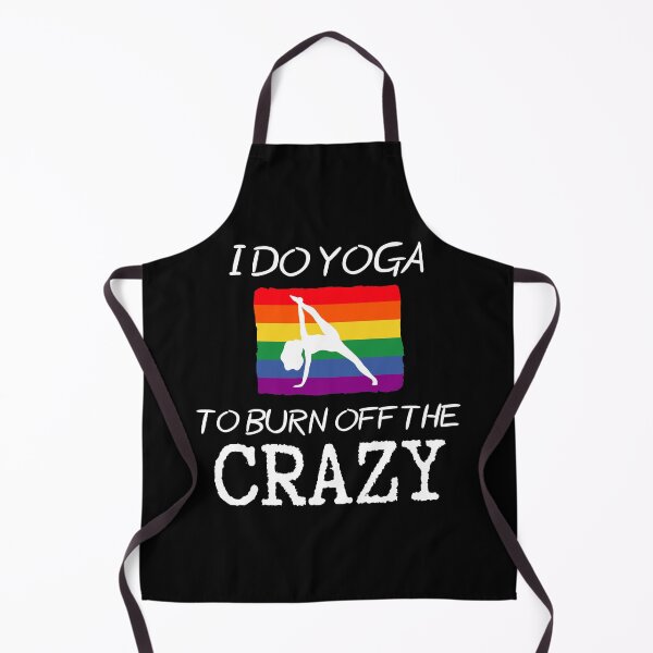 Item preview, I Do Yoga To Burn Off The Crazy - Side Plank Pose designed and sold by SimpleUniverse.