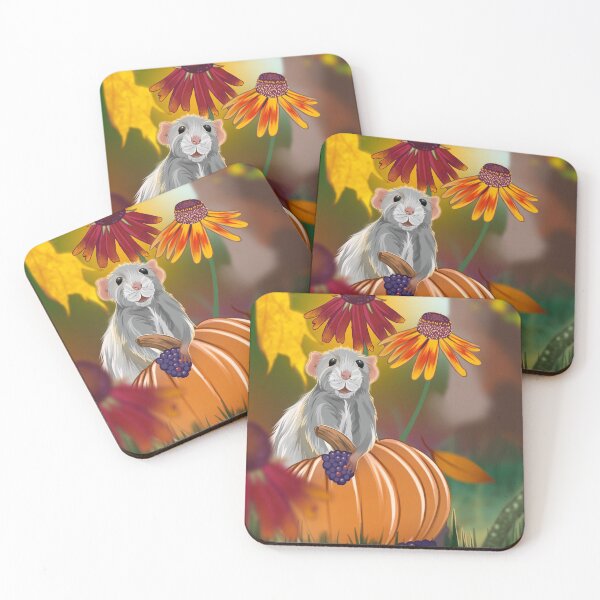 Item preview, Rat in Autumn designed and sold by curlyowlbear.