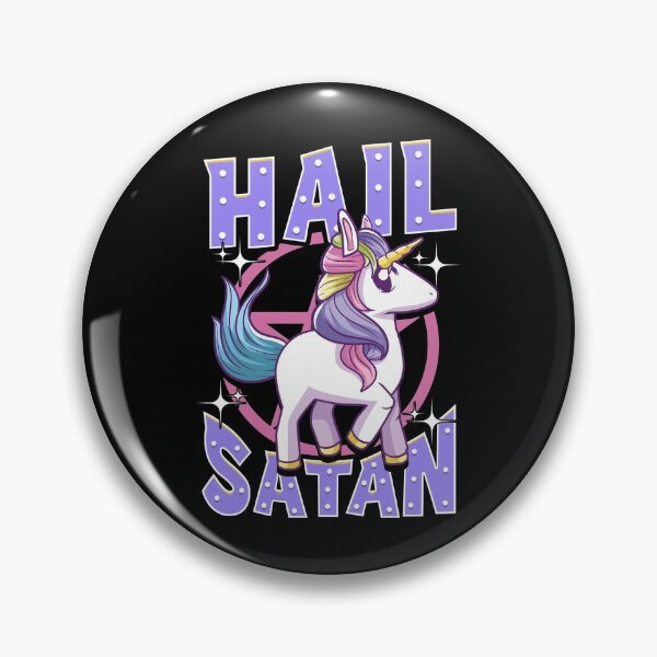 Artikelvorschau, Netter & lustiger Hagel Satan Einhorn Satanic Metal Pun entworfen und verkauft von perfectpresents.