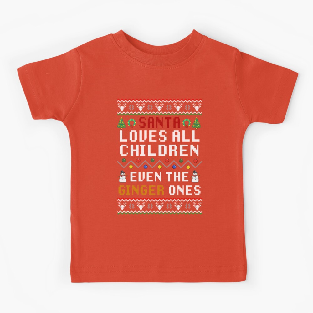 kids santa shirts