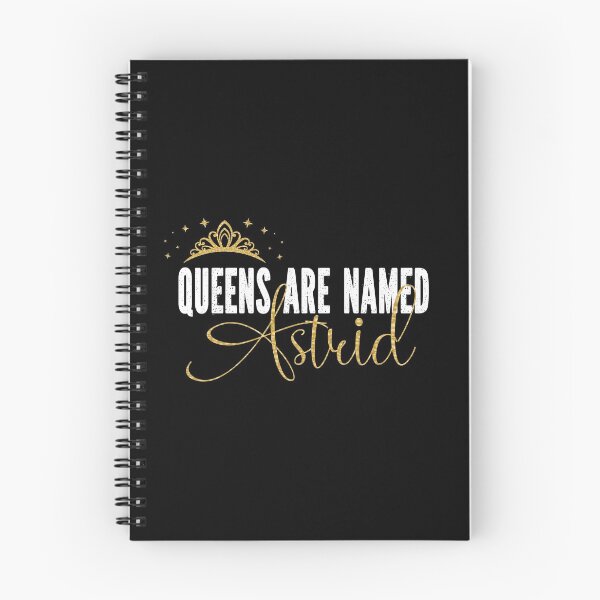 Item preview, Queens Are Named Astrid Personalized First Name Girl print designed and sold by Grabitees.