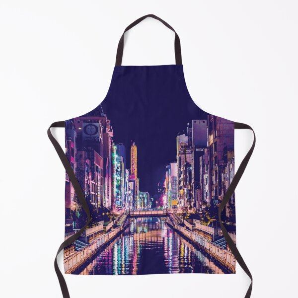 Aperçu de l'œuvre Neon City Cyberpunk Nightscape Cityscape créée et vendue par DCapparels.