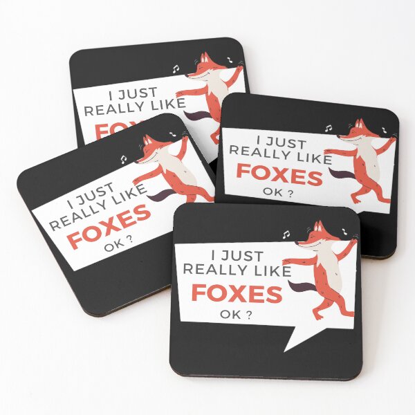 Item preview, I Just Really Like Foxes Ok? designed and sold by Nxt-Lvl-Awesome.