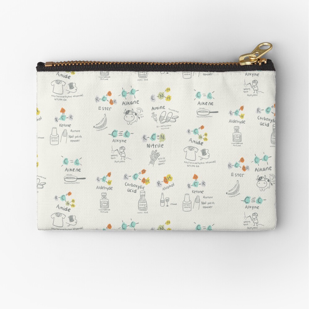 Molecules of Life Zipper Pouch
