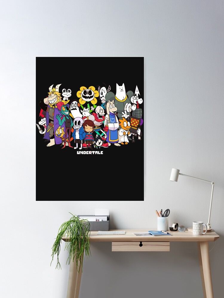 Every Characters in Undertale Poster Wall Decor – Twentyonefox