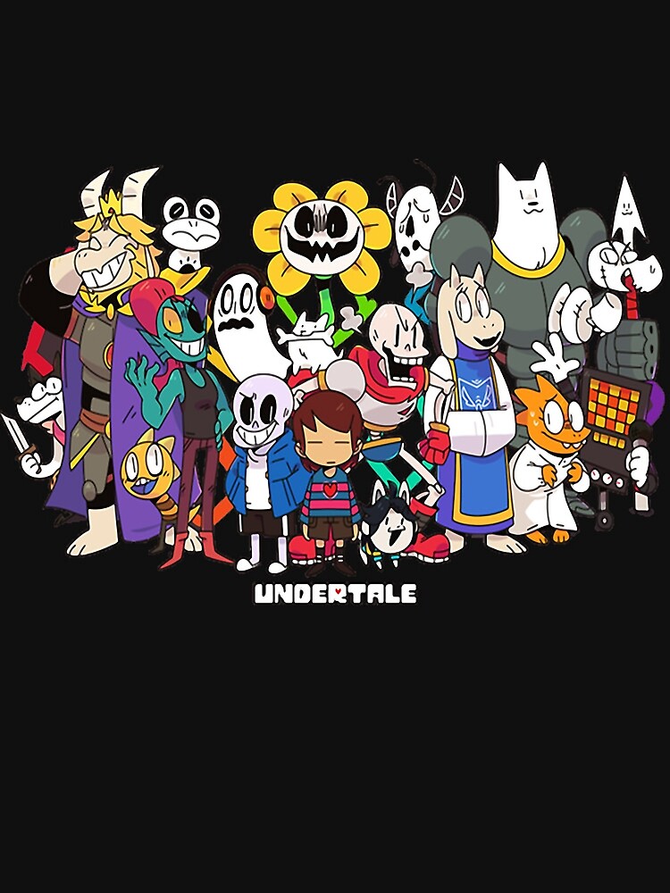 Undertale All Characters Postcard By Mauro6 Redbubble