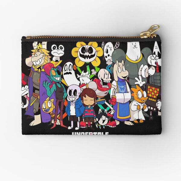 Undertale - All characters Zipper Pouch