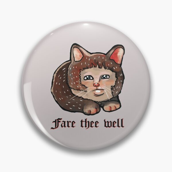 Artikel-Vorschau von Mittelalterliche Katze Meme mit aussagekräftigem Sprichwort Kunstwerk, designt und verkauft von GoofyCats.
