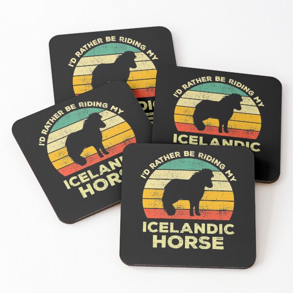 Item preview, I’d Rather Be Riding My icelandic Horse Vintage Gift For icelandic Horse Owners designed and sold by JokeGysen.