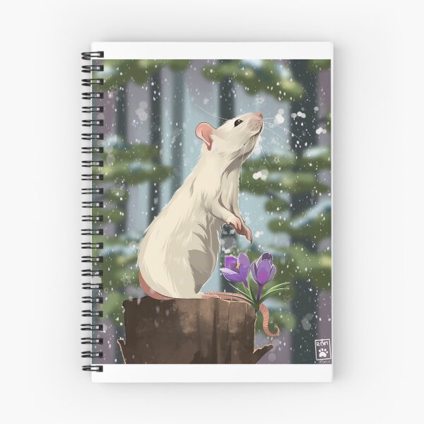 Item preview, Rat in Winter designed and sold by curlyowlbear.