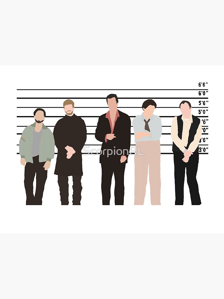 The Usual Suspects movie black Poster for Sale by LapinMagnetik