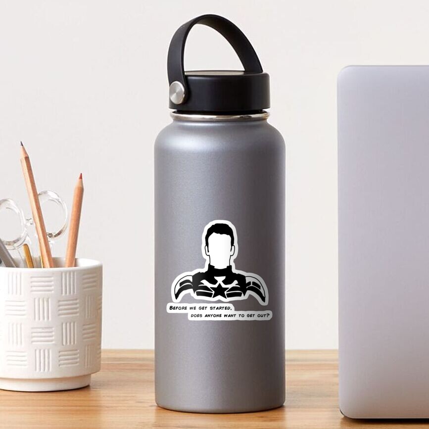 "Before we get started..." Sticker for Sale by IzzyHiddles | Redbubble - Before We Get Started I Wanna Know One Thing