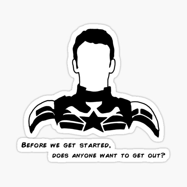 "Before we get started..." Sticker for Sale by IzzyHiddles | Redbubble - Before We Get Started I Wanna Know One Thing