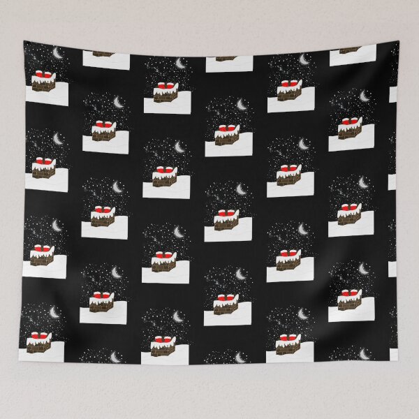Item preview, Santa Claus Stuck down the Chimney  designed and sold by EnchantedDreamr.
