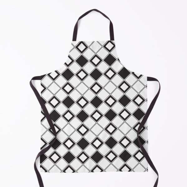 Item preview, black and white Geomatric line squares designed and sold by FLASHOP.