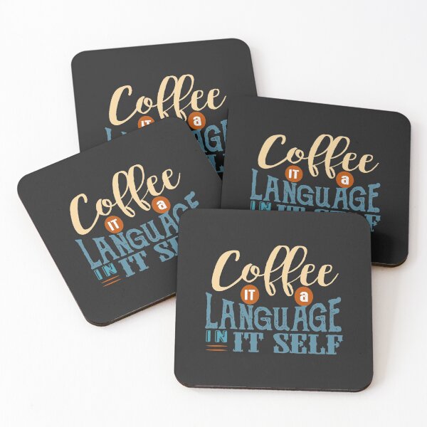 Item preview, Coffee It A Language In It Self designed and sold by shinoshop.
