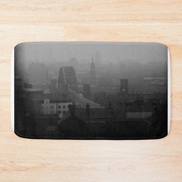 Item preview, Fog over Newcastle Upon Tyne-Monochrome designed and sold by Ryan  Ten.