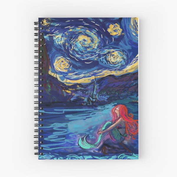 Item preview, Starry Starry Night meets Mermaid designed and sold by Luna Doodle Design.